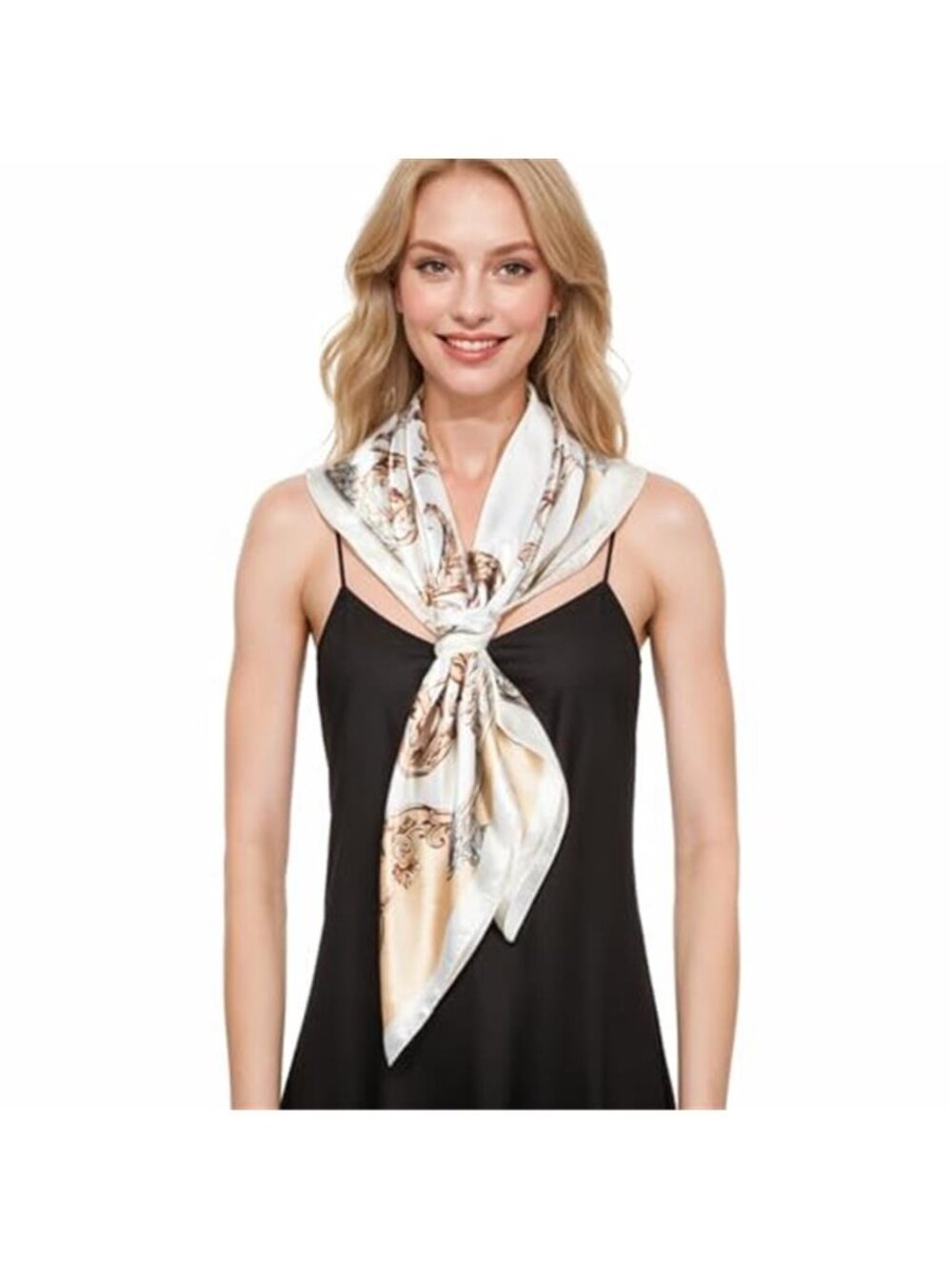 Printed Head Scarf for Women - Picture 2 of 4